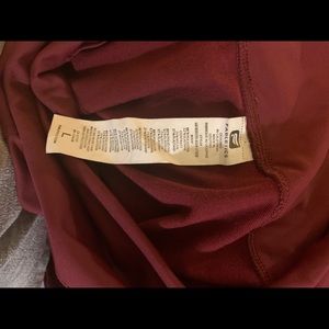 Maroon Fabletics Legging